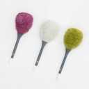 3 Pack Microfiber Delicate Duster & Detail Brush - Dual Ended Duster with Microfiber, Electrostatic and Washable Screen Static Cleaning Tool for Office, Car, Laptop, Screen, Keyboard, TV