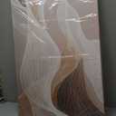 Abstract Wall Art Grey Wall Decor White Pictures Art Print Modern Canvas Artwork for Bedroom Bathroom Living Room Office 29"x 59"