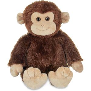 Bearington Swings Monkey Stuffed Animal - 15" Stuffed Monkey Toys - Soft Washable Plush Monkeys with Lifelike Features for Babies, Toddlers, and Animal Lovers - Adorable Gift for Kids