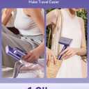 Portable Travel Steamer for clothes - 1200W Clothes Steamer Handheld Remover Fabric Clothing Wrinkles, 15s Fast Heat-up Garment Steamer, 120V Countries Steam iron for Home, Travel (Purple)