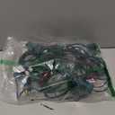 25Ft C9 Christmas Multicolor String Lights, Vintage Christmas Lights with 27 C9 Clear Red/Green/Frosted White Bulbs, Outdoor Hanging Patio Lights for Xmas Tree Path Roofline Wedding Party Decoration