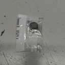 EVI Herrajes | Stainless Steel Door Stop - Adhesive and Screw Fastering - Balck Protective Rubber - Handle Protector 0.94 x 0.55 Inches