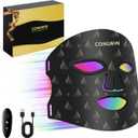 Red Light Therapy Mask for Face, 8 Modes Ultra Lightweight Red Light Mask with 850nm Near Infrared, 2000mAh Rechargeable Portable LED Face Mask Light Therapy with Timer At Home