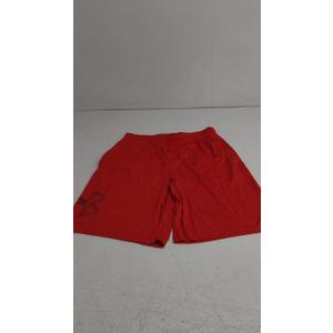 Under Armour Men's Tech Graphic Shorts (Large, Red (601)/Black)
