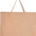 6 Pcs 21.7x6.1x15.7" (4) Extra Large Size, Natural Brown Paper Bags, Giant Jumbo Huge XL Thick Sturdy Durable Gift bags, 1 Count