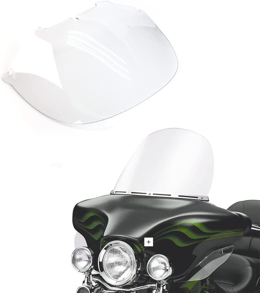 WYNMOTO 13" Clear Windshield Windscreen for '96-'13 Harley Davidson Touring Street/Electra Glide/Tri Glide