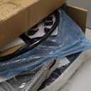 Primy Drafting Chair Tall Office Chair with Flip-up Armrests Executive Ergonomic Computer Standing Desk Chair with Lumbar Support and Adjustable Footrest Ring (Black) (934-Z)