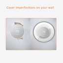 Wall Plate Made for The Nest Thermostat 2020 Only | Google Nest Thermostat Trim Kit Accessory | Easy Installation | Snow