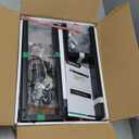 Keelian 78" Narrow Console Sofa Table with Power Outlets & 2 USB Ports, Metal Frame, Rustic Brown, Perfect for Hallway, Office, and Behind Sofa - Easy Assembly, 4.9' Extension Cord Included