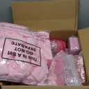 Suncalla 96 Pcs Spa Party Favors Sleepover Party Supplies Bow Headband Wristband Scrunchies Hair Clip Jewelry Case Makeup Bag Mirror for Women Bridesmaid Gifts Graduation Gift (Pink)