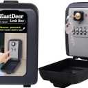 Wall Mount Key Lock Box Outdoor Key Lock Box with Resettable Combination Lock Boxes for keys Wall Mounted Key Safe Boxes for Outside, Garage, Home, Office