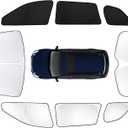8pcs Car Window Shades for Subaru Outback Wagon 2010-2014 Accessories,Windshield Side Rear Full Sunshade,Sun Visor UV Blocking, Privacy Protection and Blackout for Camping Outdoor