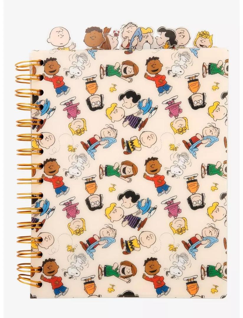 Peanuts Friends Tabbed Journal