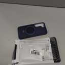 Compatible with Samsung Galaxy S23 Case with Magnetic Ring Stand, Military Drop Protection, Anti-Scratch/Anti-Fingerprint Translucent Matte Case for Samsung Galaxy S23 (Dark Blue)