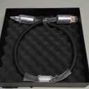 Viborg HiFi Power Cable, 5.9FT, Hi-end Power Cord, 2x9AWG, Super-Litz Copper Shielding AC Audiophile Power Wire Mains Cord with Rhodium Plated US Plug+IEC C15 Connector