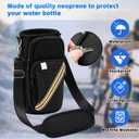 EGH Water Bottle Holder with Strap, Neoprene Sleeve Fits 30/32 oz Bottles, Holds Phone & Keys - Hands-Free Carrying for Hiking, Gym, Travel (for Stanley & Owala Most Brands)