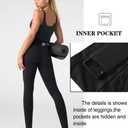 Dragon Fit High Waist Yoga Leggings with 3 Pockets,Tummy Control Workout Running 4 Way Stretch Yoga Pants (M)