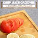 2XLarge Cutting Board, 20" Bamboo Cutting Boards for Kitchen with Juice Groove and Handles Kitchen Chopping Board for Meat Cheese board Heavy Duty Serving Tray, 2XL, Empune, 20"L x 14"W