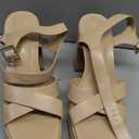 DREAM PAIRS Women's Platform Chunky Heels Square Open Toe Ankle Strap High Heeled Sandals Y2K Shoes for Party Brunch 8