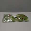 17 Inch Christmas Tree Picks, 6 PCS Lime Green Furry Curly Stems with Red Glitter Balls, Flexible Christmas Tree Topper Decorations for Holiday Arrangements, Wreaths & Table Christmas Decor