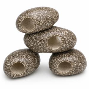 AWXZOM Aquarium Rock Decorations Resin Cichlids Rock with Artificial Moss Betta cave Betta Fish Tank Accessories Fish hides for Aquarium (Rock Cave)