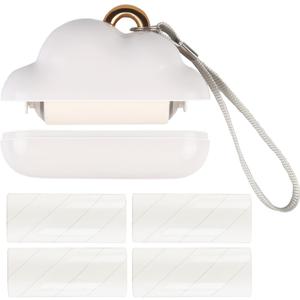 7 x Portable Mini Lint Roller, Travel Size Lint Roller with 150 Sheets Refillable, Reusable Pet Hair Remover for Clothes (White)