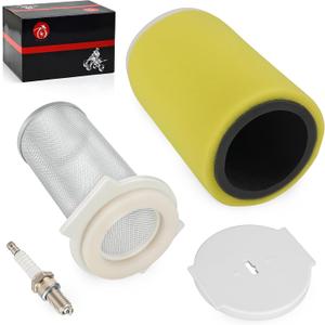 For Yamaha Big Bear Moto-4 Kodiak 350 400 YFM350 YFM400 Air Filter + Cage Guide Cap kit w/Spark Plug 1987-1999 1YW-14458-01-00