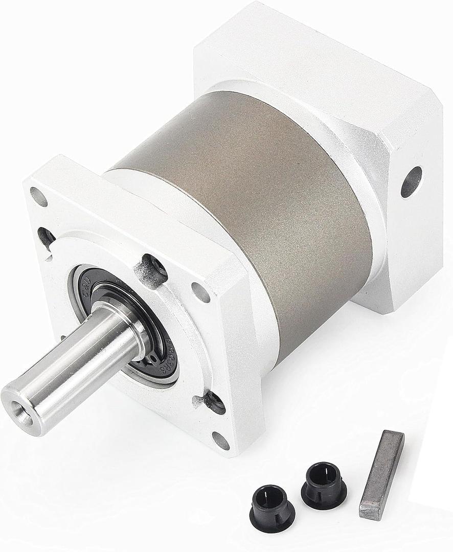 CNCTOPBAOS Nema23 Stepper Motor Planetary Gearbox Speed Reducer 7 Arc-min for 8mm Shaft 57mm Motor Gear Reducer Ratio 20:1 IP65 3000rpm for CNC Router Benchtop Lathe Machine/3D Printer (20:1)