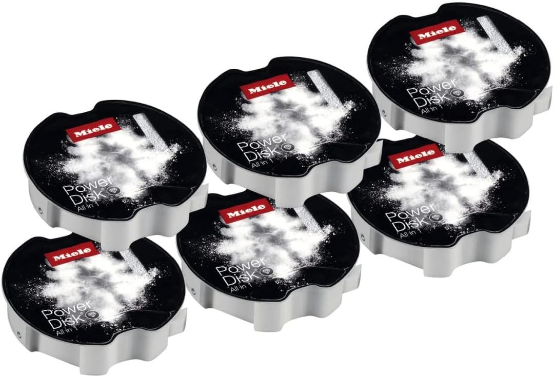 Miele Miele PowerDisk All in 1 Dishwasher Detergent for Dishwashers with AutoDos, 6-Pack (49.4 Ounce (Pack of 6))