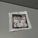 2 x Tiger Face Sticker Set, Black Stripes with Pink Nose Design,Halloween Headpiece Stick On (Black White Pink)