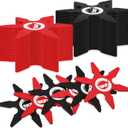 CHENGU 36 Pcs Ninja Foam Star Toys Small Throwing Foam Stars Ninja Party Favors for Teens Party Activities Halloween Cosplay Supplies, 4 Inch, 2 Colors