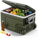 12V Car Refrigerator, 68 Quart (64L) Electric Cooler for Car, Green