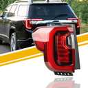 Dasbecan Tail Light Assembly Rear Lamp LED Type Compatible with 2020 2021 2022 2023 GMC Acadia Denali,SL,SLE,SLT Left Driver Side 84746543 85150720