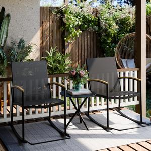 Walsunny 3 Pieces Patio Set Outdoor Patio Furniture Sets