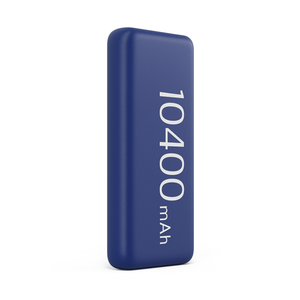 Portable Power Bank 10400mAh – Compact & Stylish External Battery Pack – Fast Charging, Lightweight, USB Output – Blue