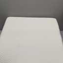 Cozymaker 7.5" Bed Wedge Pillow for Sleeping After Surgery, Back Support, Leg Elevation, Gerd Acid Reflux, Neck Pain, Snoring, Cooling Memory Foam Triangle Incline Wedge, Removable Washable Cover (White-grey)