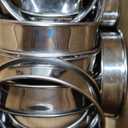 20 Pack 4 Inch English Muffin Rings,Stainless Steel Double Rolled Tart Nonstick Metal Round Cookie Rings for Baking Cooking Pastry Molds for Crumpet Muffins, Pancakes, Omelette Baking, Food Making