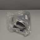 Dog Cone Collar with Snap-on Detachable Soft Liner, Lightweight Transparent Elizabethan Alternative to Stop Licking, for Spay Neuter Surgery Recovery, for Medium Large Small Dogs (Black,L)