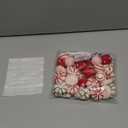 Syhood 36 Pcs Christmas Candy Cane Ornaments Felt Christmas Peppermint Ornaments for Xmas Tree, Xmas Hanging Decoration for Holiday DIY Crafts Party Favors(Classic Colors)