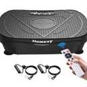 Homesy Vibration Plate Exercise Machine, Vibrating Plate for Lymphatic Drainage, Full Body Shake Platform Board for Home Fitness and Fat Burning, Sport Gym Equipment for Women Men
