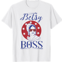 Independence Day apparel Betsy Boss Ross 4th of July apparel T-Shirt Size 2XL