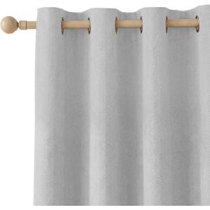 Blackout Curtains for Bedroom 96 inch Curtains,2 Panels,Light Gray | Cutains for Bedroom,Thermal Insulated Grommet Window Drapes,Waterproof Blackout Curtains for Living Room,52 x 96 in,2 Panels