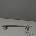 Moen Preston Collection Brushed Nickel 18-Inch Single Bathroom Towel Bar, DN8418BN