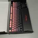 BlueFinger RGB Gaming Keyboard and Mouse Combo, 98 Key Wired USB-C Keyboard with Volume Knob, Quiet Mechanical Feel, Side Printed PBT Keycaps, LED Mouse with 4 DPI for MAC Xbox PC Gamer