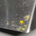 HULISEN Stainless Steel Large Grill Spatula - 6 x 5 Inch Heavy-Duty Metal Spatula with Cutting Edges, Kitchen Griddle Accessories, Smashed Burger Turner Scraper for BBQ Grill and Flat Top Griddle