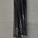 Enhon 8 Pieces Halloween Black Flameless Taper Candles 10 Inch LED Battery Operated Flickering Candles for Halloween Wedding Christmas Dinner Church Spell Holiday Advent Rituals