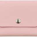 PU Leather Cash Envelope Wallet Money Pouch Organizer Small Cash Stuffing Wallet Check Envelopes Dollar Bill Holder Slim Budget Wallet for Women Men Pink