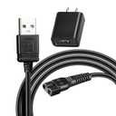 for Panasonic ER-GK80-S Charger Charging Cord Compatible with Panasonic Body Groomer Hair Trimmer ER-GK80-S ER-GB70 ER-GB60 ER-GB80 Shaver Charger Cord Power Cord