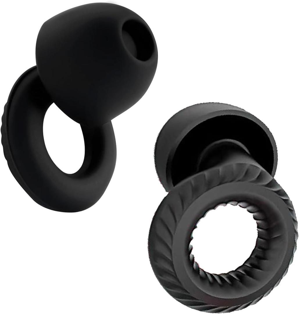 Ear Plugs, Ear Plugs for Noise Reduction, Concert EarPlugs, Reusable Earplugs Travel Essentials, EarPlugs for Concerts,Sleep,Work,Study, 45dB (SNR) Noise Reduction