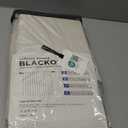 100% Blackout Shield Linen Blackout Curtains for Bedroom 96 Inches Long, Back Tab/Rod Pocket Living Room Drapes, Thermal Insulated Blackout Curtains 2 Panels Set, 50" W x 96" L,Cream